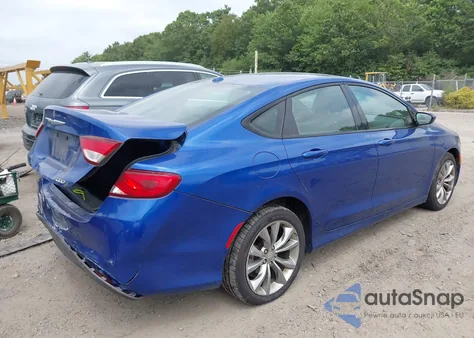 2015 Chrysler 200 S from USA, damaged, VIN 1C3CCCBB5FN629158